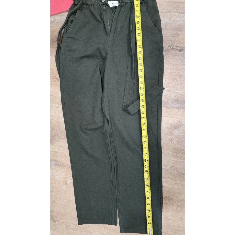 Rebels & Lovers casual pants featuring a flattering paperbag high-rise waist....